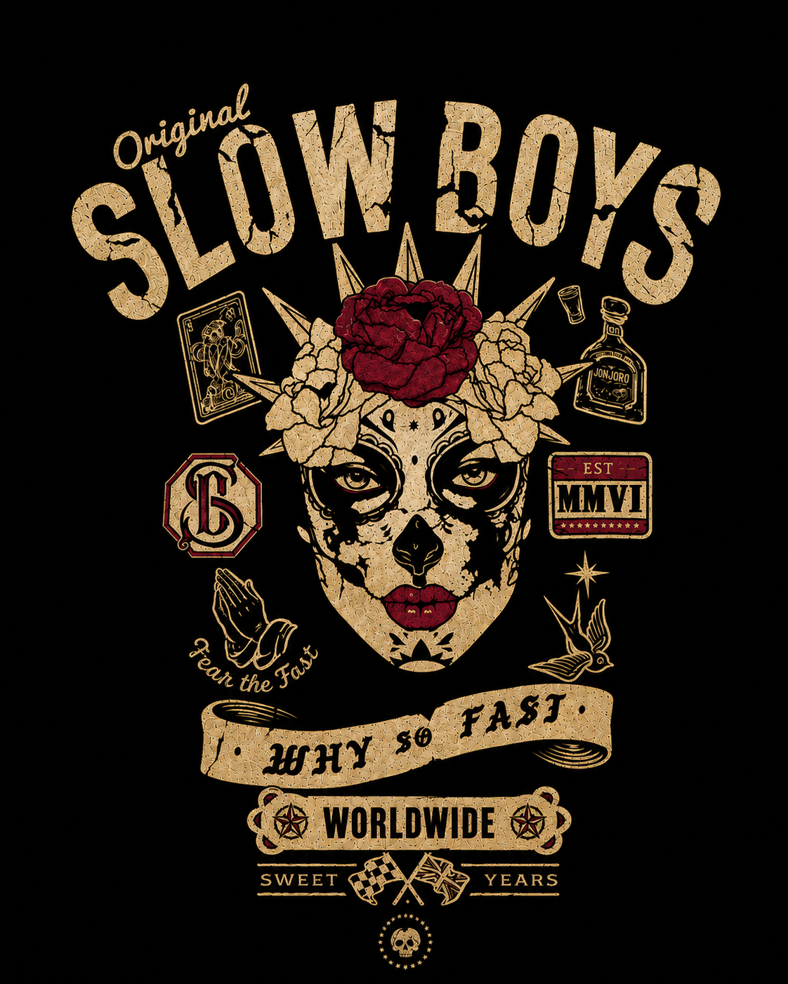 The approved Original Slowboys emblem